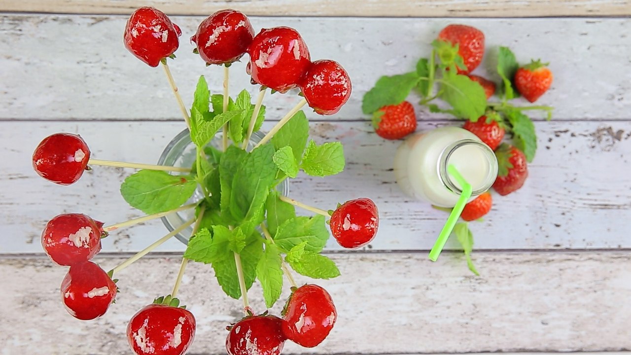 Les fraises d'amour : la petite touche d'amour du goûter