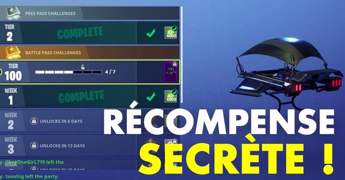 Fortnite : comment débloquer la récompense secrète du Tier 100 du battle pass