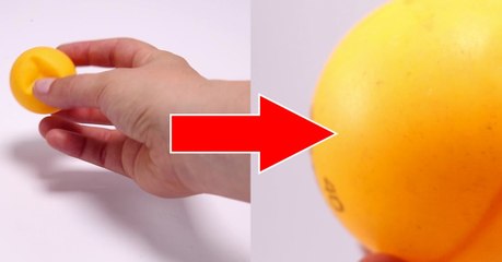Comment réparer une balle de ping pong abimée