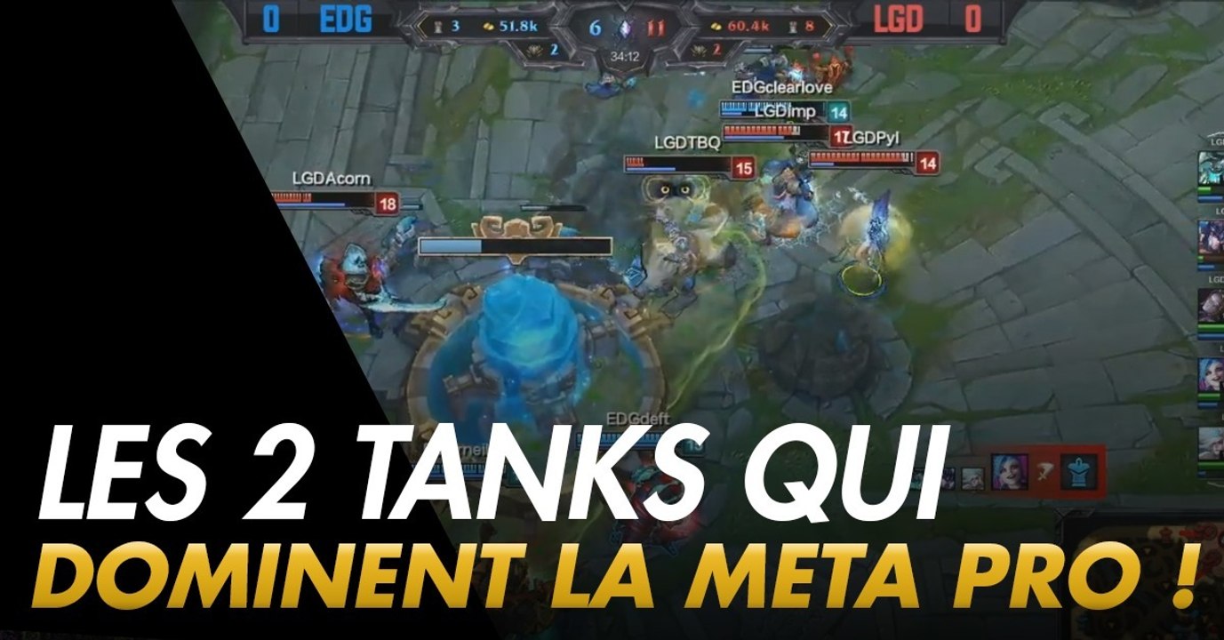 League of Legends : ces deux tanks dominent largement la meta professionnelle