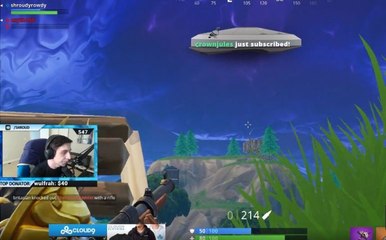 Fortnite : et si le fusil de chasse devenait populaire grâce à cette action de Shroud ?