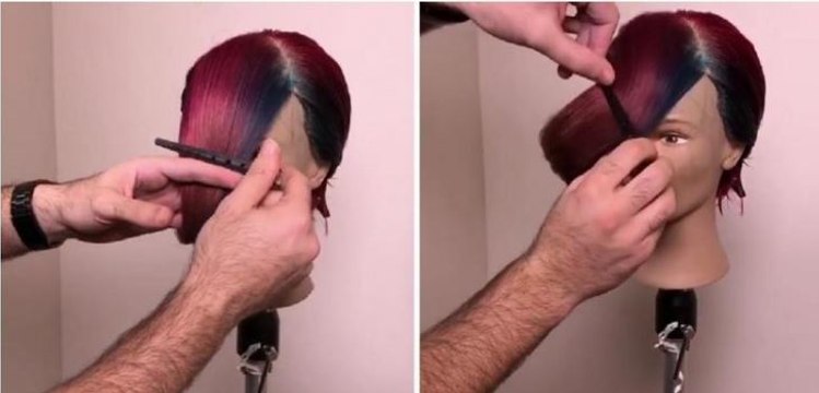 Cheveux : la technique pour couper sa frange du premier coup avec une pince