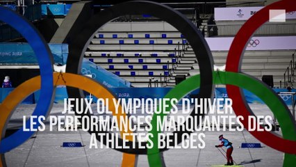 JO d'hiver: les performances marquantes des athlètes belges