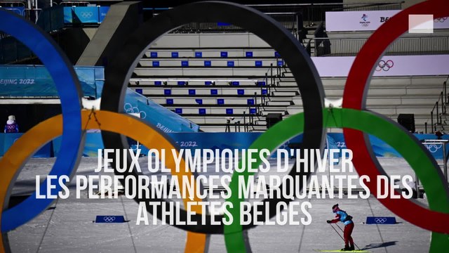 JO d'hiver: les performances marquantes des athlètes belges