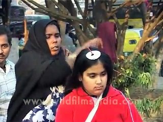 Braiding Hair in India, at Dilli Haat