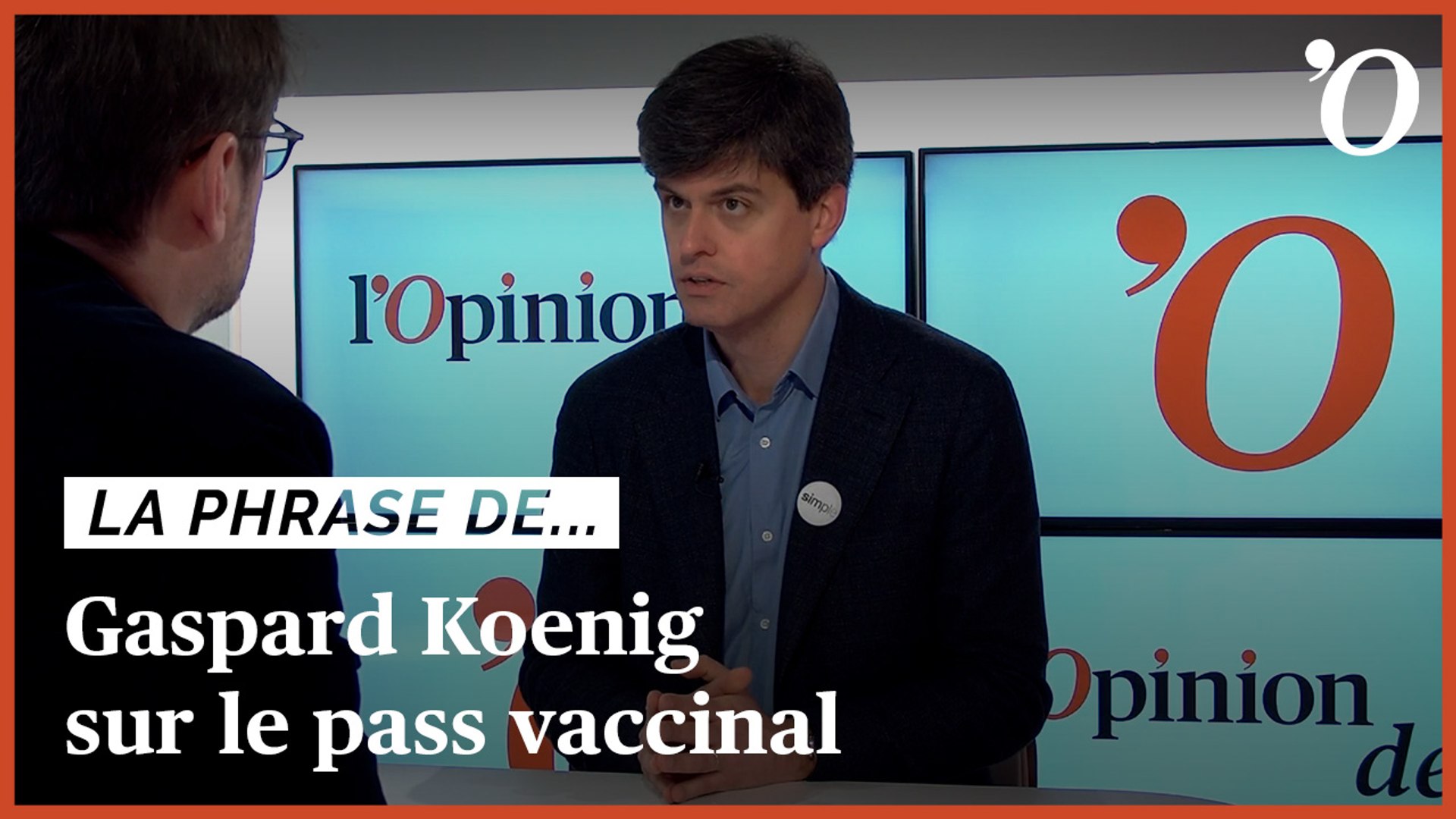 Gaspard Koenig: «Le pass vaccinal est une très mauvaise conception de la  loi» - Vidéo Dailymotion