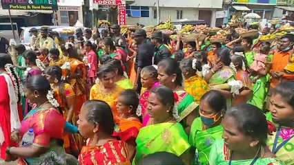 மலைத் தேனும் தினை மாவும்... பழனி மழை முருகனுக்கு ஆட்டம் பாட்டத்துடன் சீர் வரிசை அமர்களம்