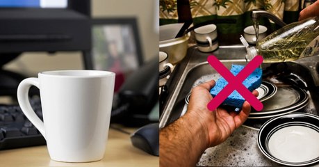 Voilà pourquoi vous pouvez ne jamais nettoyer votre mug de bureau