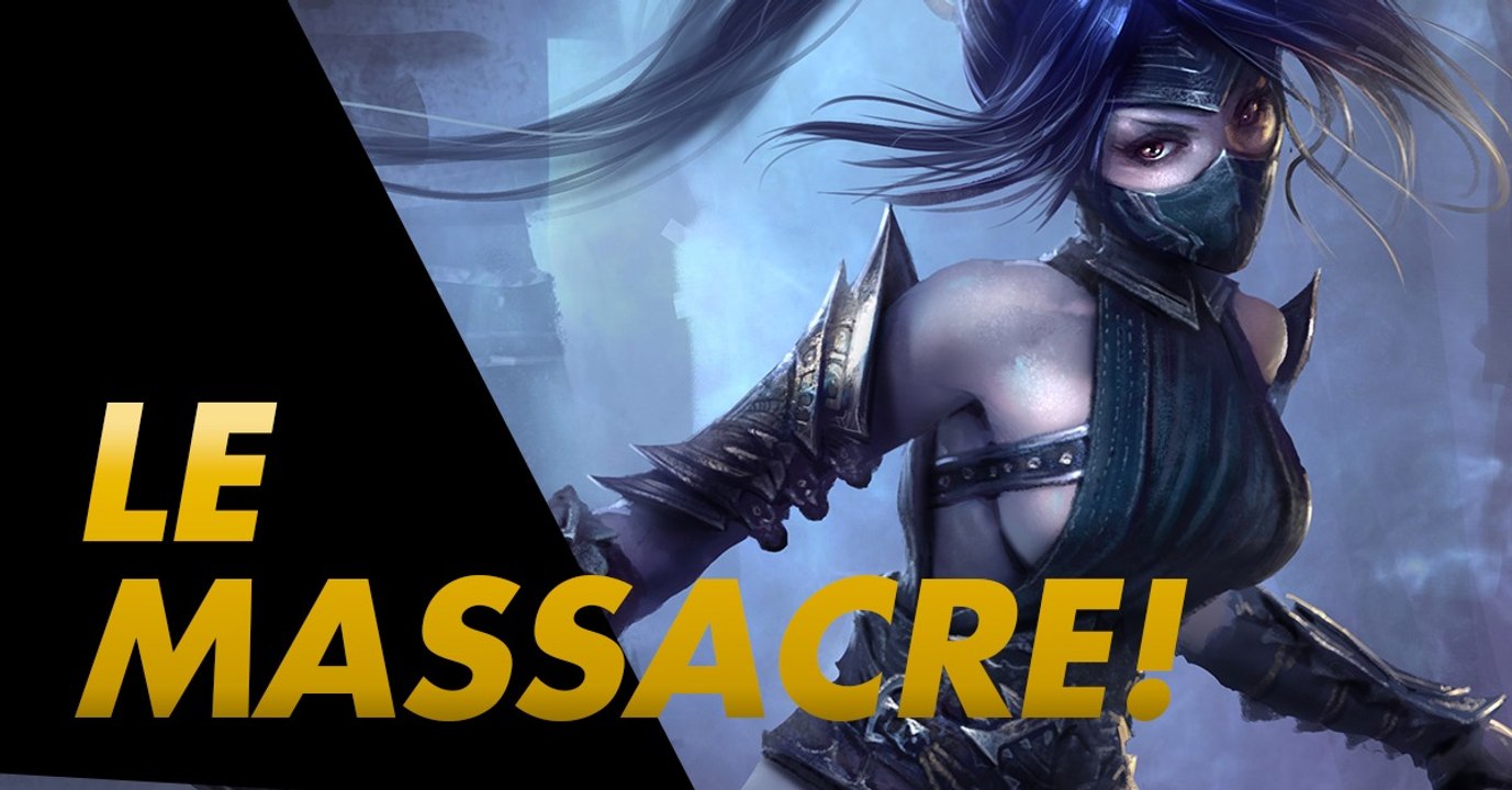 League of Legends : quand prof Akali joue en Bronze, il récupère 2 kills par minute !