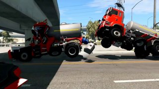 Trucks vs Bridges #1 - BeamNg.Drive
