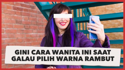 Kreatif Banget! Begini Cara Wanita ini Saat Galau Pilih Warna Rambut, Banjir Pujian: Cerdas tapi Ngakak
