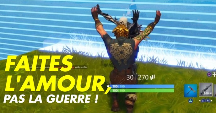 Fortnite : si tu ne trouves pas d'arme dans le battle royale, essaie de trouver des amis