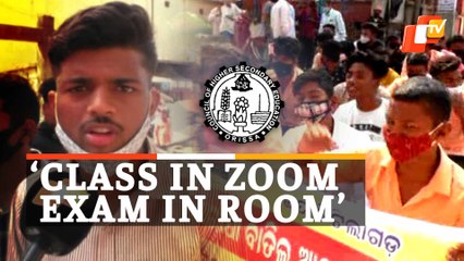 Seeking Board Exam Cancellation, Plus 2 Students Gherao Sub-Collector’s Office In Odisha’s Bolangir