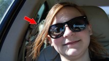 Cette jeune fille prend un selfie en voiture... Mais ce qu'elle voit derrière la fait trembler de peur !!