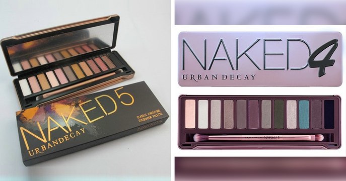 Urban Decay : les palettes Naked 4 et Naked 5 sont des contrefaçons