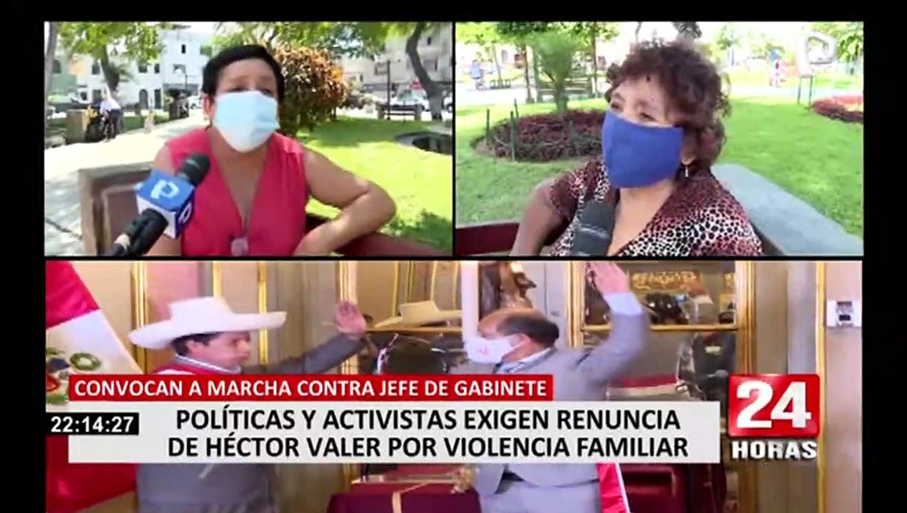 Héctor Valer: colectivos ciudadanos y exministras de Estado rechazan su designación como premier