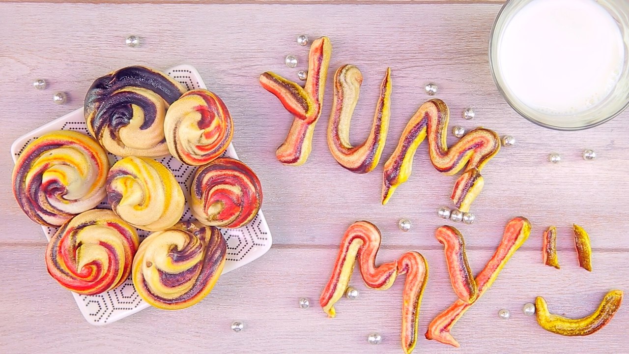 La recette magique des meringues arc-en-ciel :...