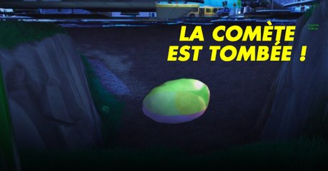 Fortnite : un fragment de comète a été découvert sous Tilted Towers