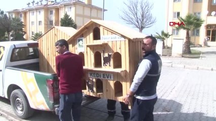 OSMANİYE BELEDİYESİ'NDEN 'KEDİ EVİ' UYGULAMASI