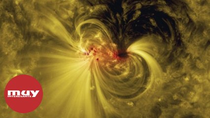 Detectan una línea espectral en las erupciones solares