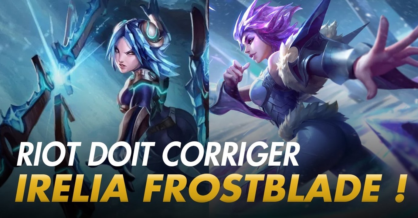 League of Legends : les joueurs sont très déçus du nouveau rendu d'Irelia Frostblade
