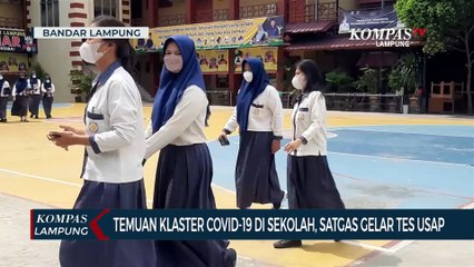 Satgas Gelar Tes Usap Acak, Usai Temukan Klaster Covid-19 di Sekolah