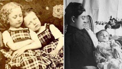 Au 19ème siècle, une pratique courante consistait à prendre des morts en photographie pour les immortaliser