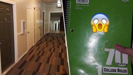 Chez lui, il tombe sur le sac d'un inconnu. Mais ce qu'il trouve à l'intérieur est flippant !