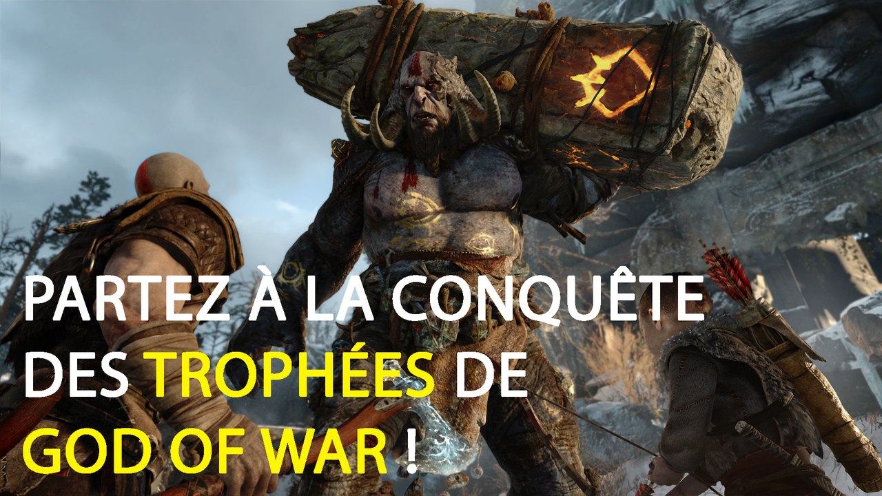 God of War (PS4) : les trophées du nouveau jeu d'aventure