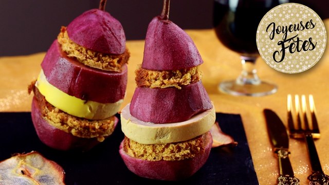 La recette des poires au foie gras : pour une entrée de Noël originale et délicieuse