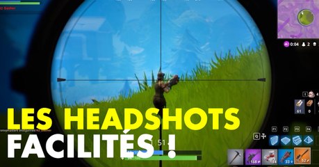 Fortnite : le dernier patch rend les headshots plus faciles à placer en hauteur