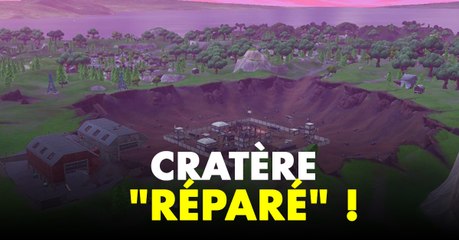 Fortnite : un youtubeur a "réparé" le cratère laissé par la météorité sur la carte du battle royale