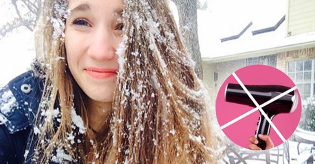 Santé : peut-on vraiment attraper froid en sortant les cheveux mouillés en plein hiver ?