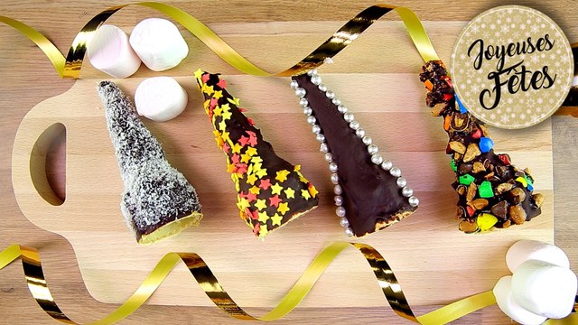 Noël : les cornets sapins au chocolat : une décoration à croquer !