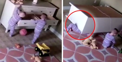 Bowdy Shoff : il sauve son petit frère coincé sous une armoire