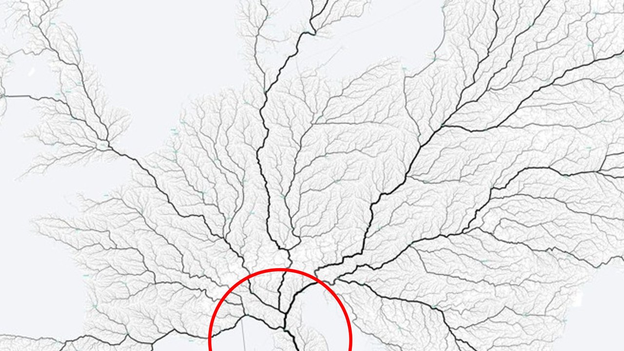 La cartographie qui prouve que l'expression "tous les chemins mènent à Rome" est vraie