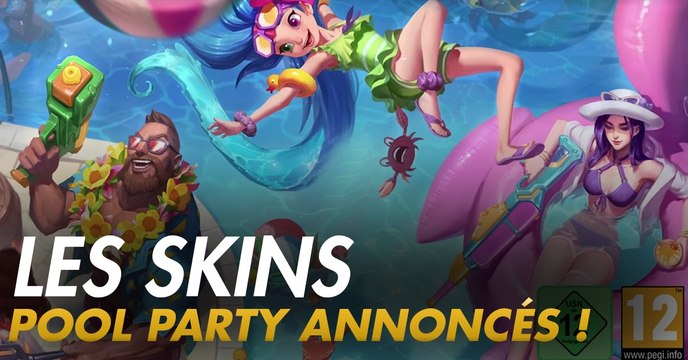 League of Legends : les skins Pool Party 2018 se sont dévoilés