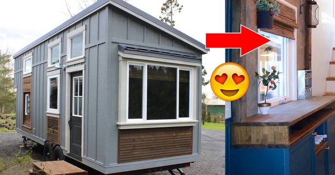 Cette maison a l'air minuscule mais quand vous verrez l'intérieur, vous allez être surpris !