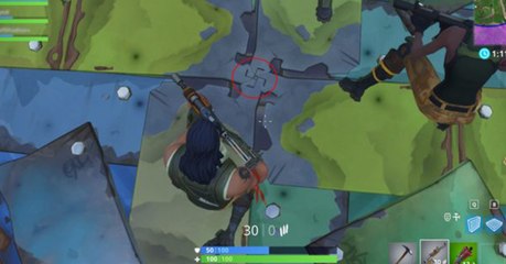 Fortnite : l'outil de construction fait des croix gammées, Epic Games réagit vite