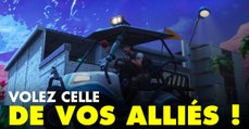 Fortnite : la technique pour voler une voiturette