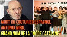 Mort du couturier espagnol Antonio Miró, grand nom de la 