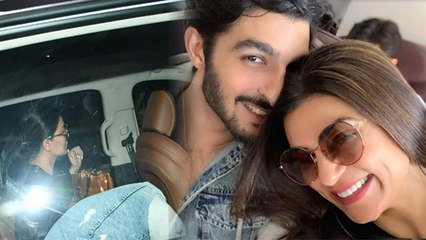 Sushmita Sen Roham Shawl का हो गया Patchup, Camera देख छिपाया मुंह,Viral Video | Boldsky