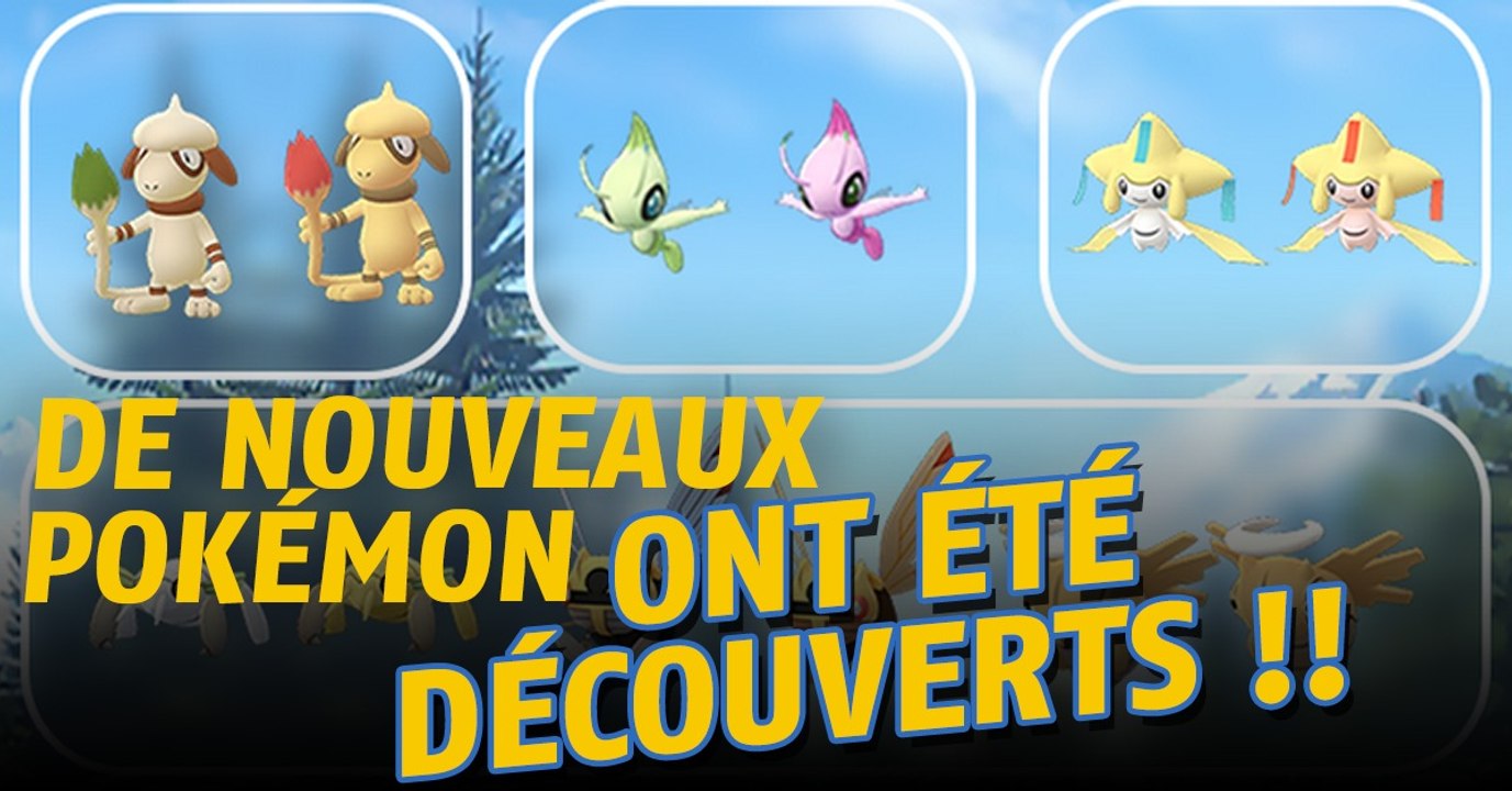 Pokémon Go : de nouveaux Pokémon et nouveaux shinies sont disponibles