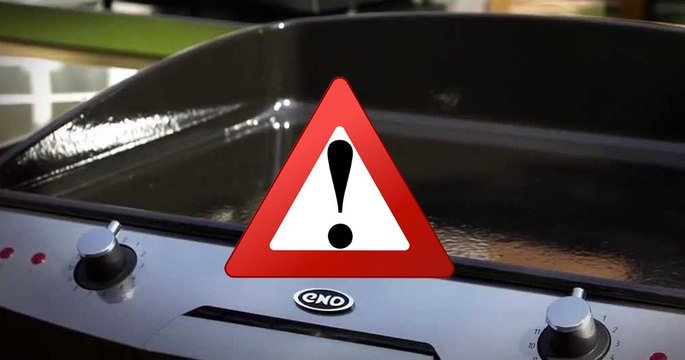 La Plancha Elektra 45 de la marque Eno rappelée, risque de choc électrique!