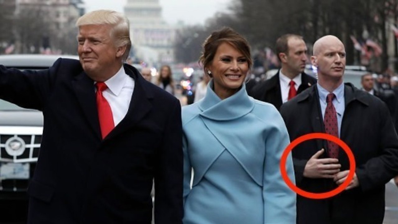 On sait pourquoi le garde du corps de Donald Trump avait un faux bras lors de l'investiture...