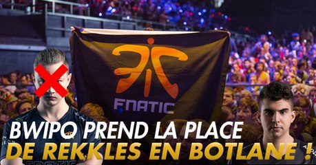 League of Legends : Fnatic aligne Bwipo à la place de Rekkles en botlane