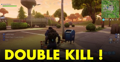Découvrez le caddy de Fortnite en action avec un super double kill de Ninja