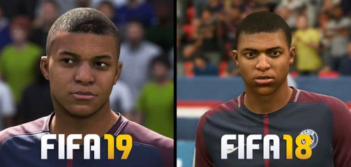 FIFA 19 vs FIFA 18 : la comparaison de Neymar, Mbappé et Cavani