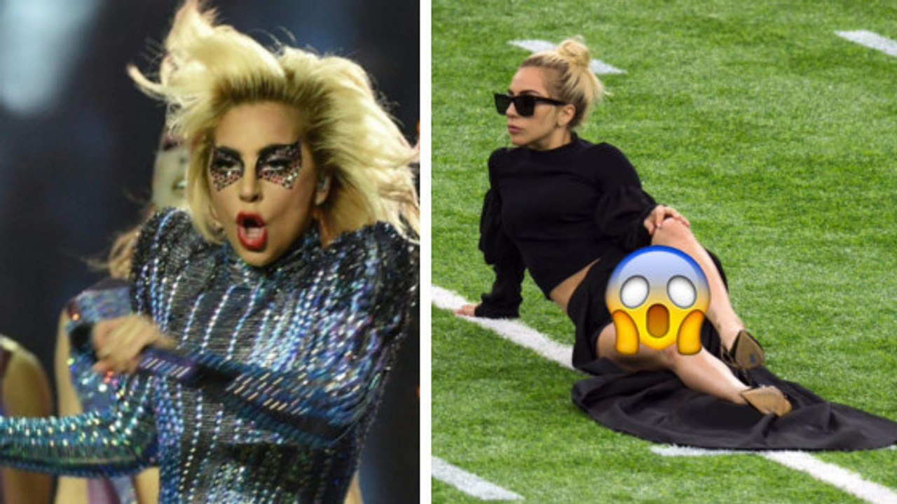 Lady Gaga : la chanteuse montre sa culotte par accident avant le coup d'envoi du Super Bowl !