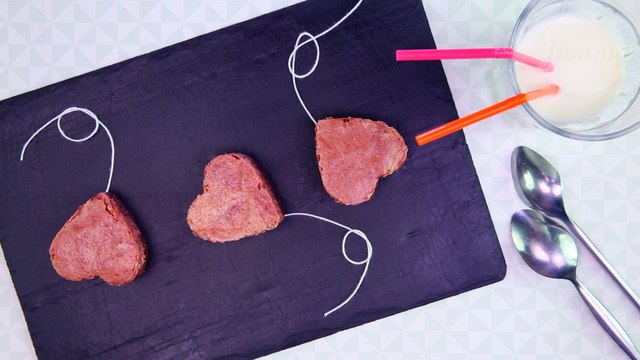 La recette spéciale Saint-Valentin : petits cœurs de cheese-cake